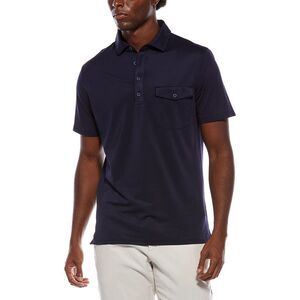 Ben Sherman Mens Air Pique Sports Fit Polo Shirt, Navy